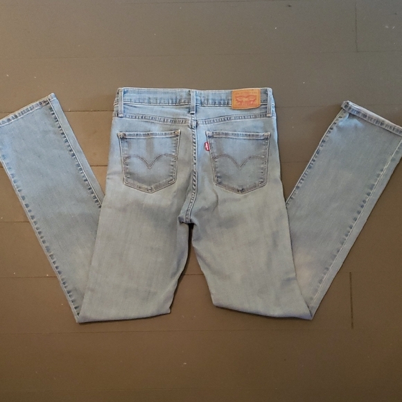 Levi's 314 Shaping Straight Jeans in Light Faded Blue - Picture 1 of 3